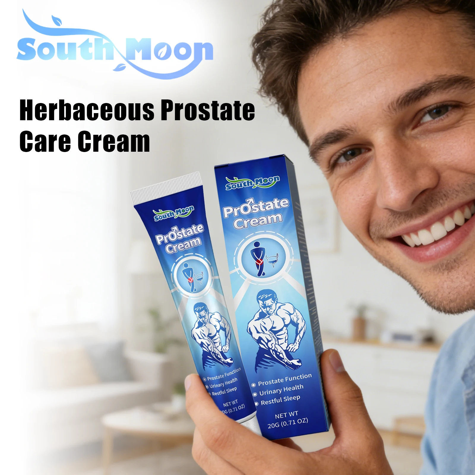 Herbaceous Prostate Care Cream Soothe Discomfort Relief Swell Boost Circulation Improve Private Function Men Private Part Creams