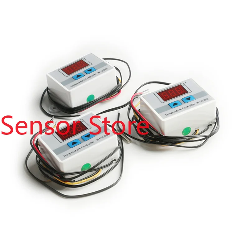 5PCS XH-W3001 12V24V220V Digital Thermostat High Precision Temperature Switch Microcomputer  Display Controller