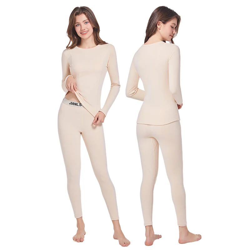 Autumn/Winter Women's Warm Suit Solid Color Multi-Color Fashionable Comfortable Sweat Absorbing Suitable For Casual Wear At Home