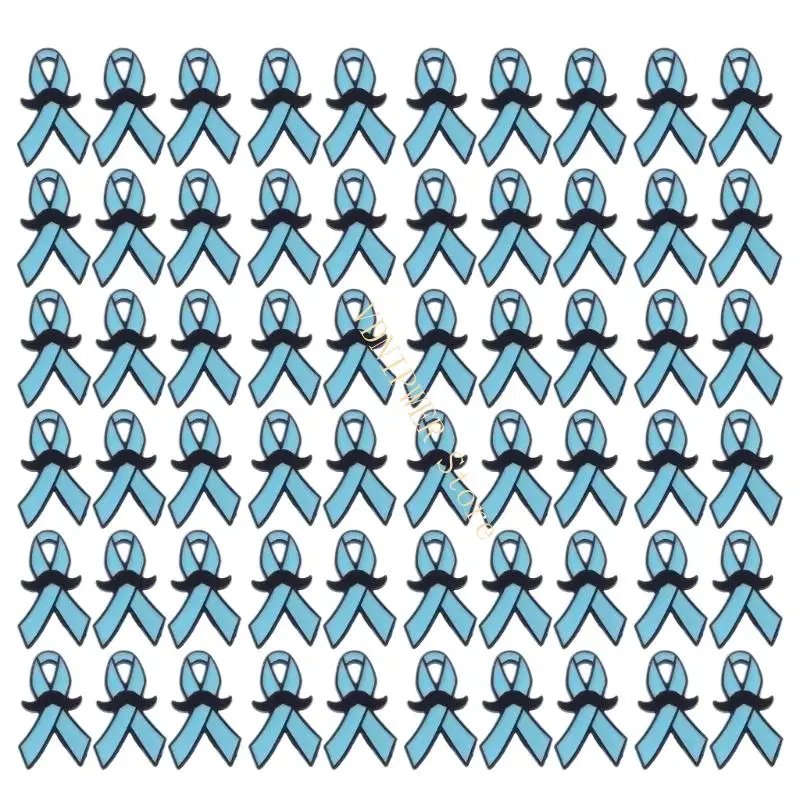 

Comfortable Blue Bows Tie Ribbon Pin Strong Alloys Bows Pin for Clothing Decoration and Gift Packaging D08E