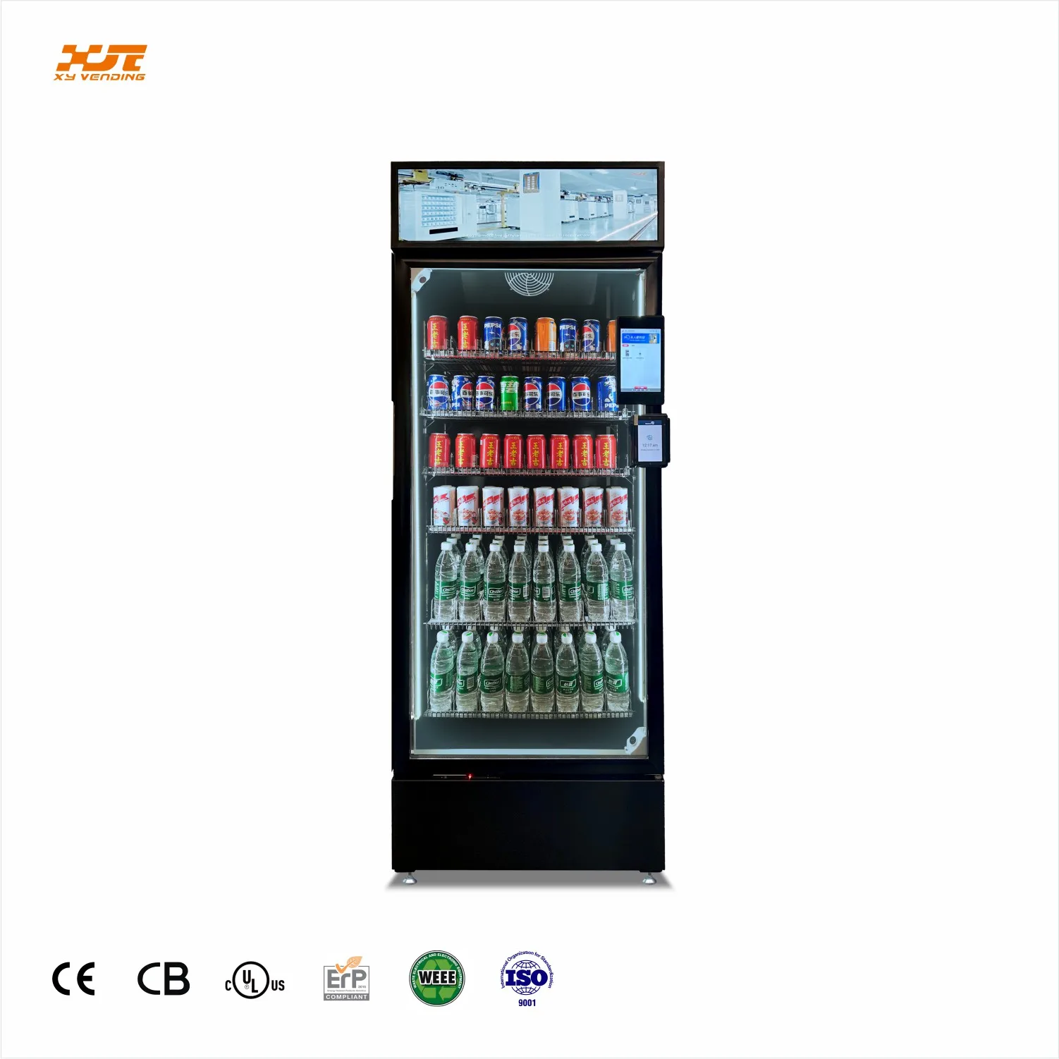 AI Vending Machine with Rapid Accurate Local Settlement through AI Visual Monitoring Professional Automatic Retail Kiosk Pro