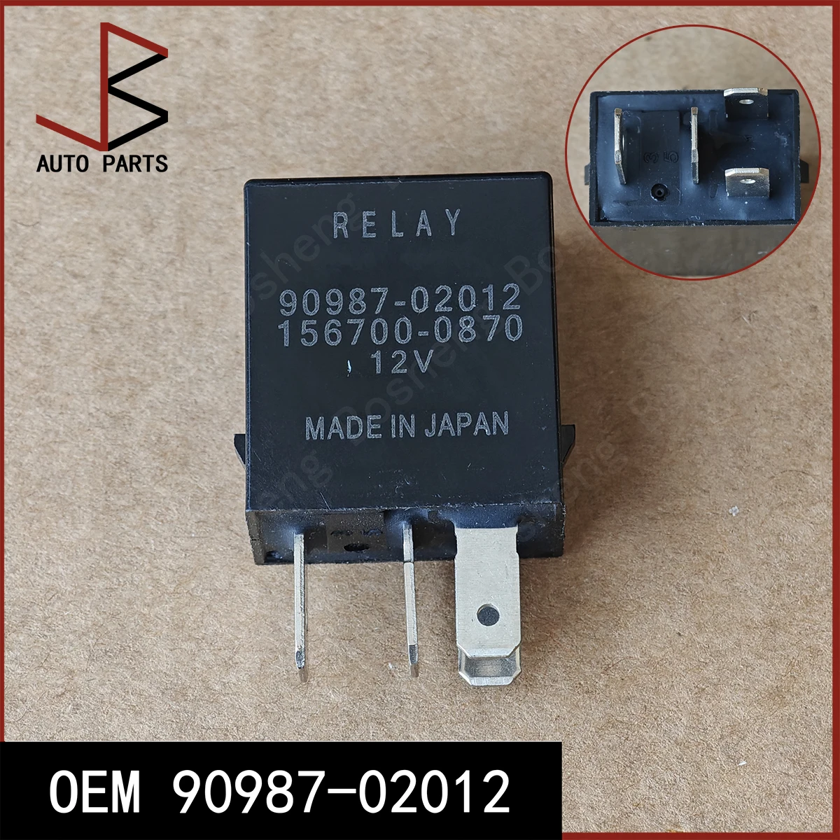 Nuevo relé automotriz OEM 9098702012 90987-02012 9008498031 90084-98031 para TOYOTA COROLLA 1995-2008 PRIUS 1997-2003 MR2 99-2005