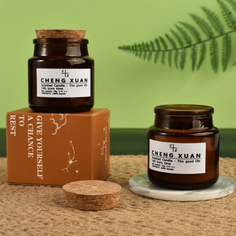 Geurkaars Kaars Rookloze Aromatische Sojabonen Kaarsen Aromatherapie Bruiloft Verjaardagsfeest Cadeau Kerst Huisdecoratie