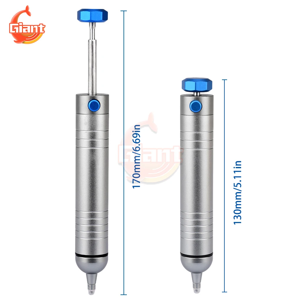 Portable Solder Sucker Manual Vacuum Solder Suction Pump Powerful Suction Tin Removal Vacuum Desoldering Welding Repair Tools