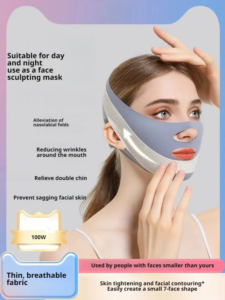 One-piece face shaping bandage v face lifting and firming face anti-sagging face sculpting mask full face lifting face Sculptor