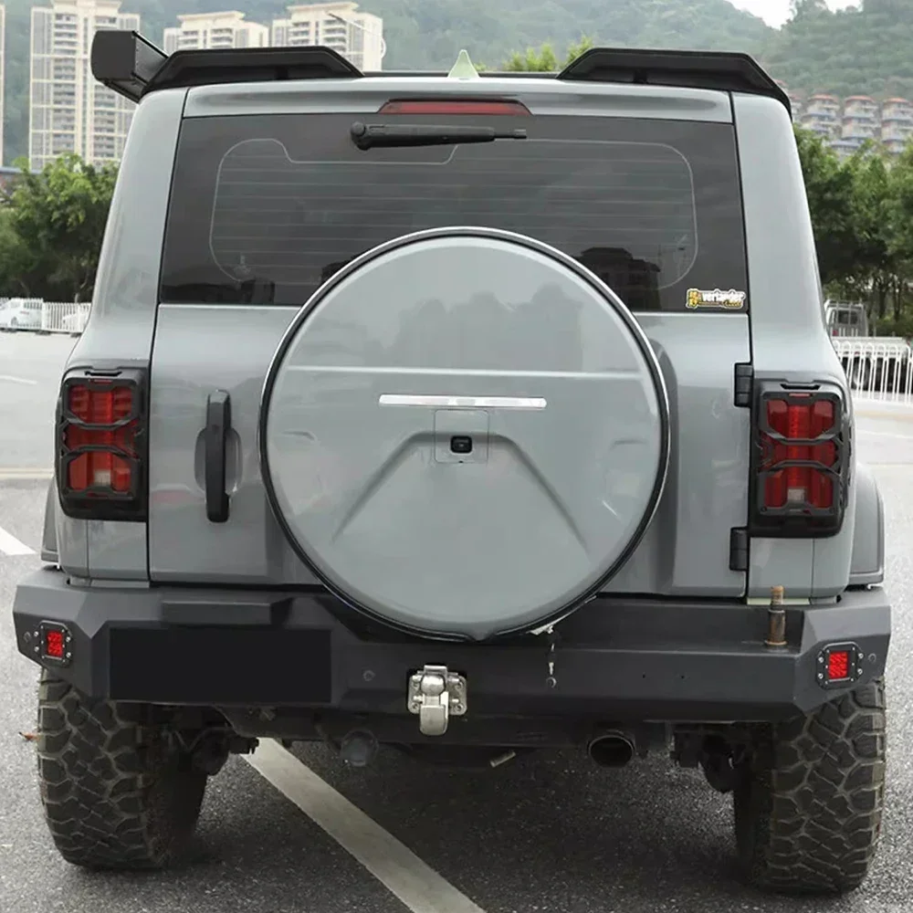 New! For WEY GWM Tank 300 Stainless Steel Car Spare Tire Cover Full Package Tailgate Off-raod Modified Accessories 2021 2022 202