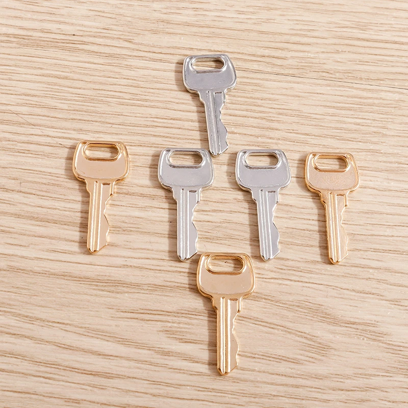 20 Stück 12x24mm 2 Farben Niedliche Legierungs-Schlüsselanhänger für Schmuckherstellung, Halsketten, Ohrringe, Armbänder, DIY-Bastelzubehör – Detail 5