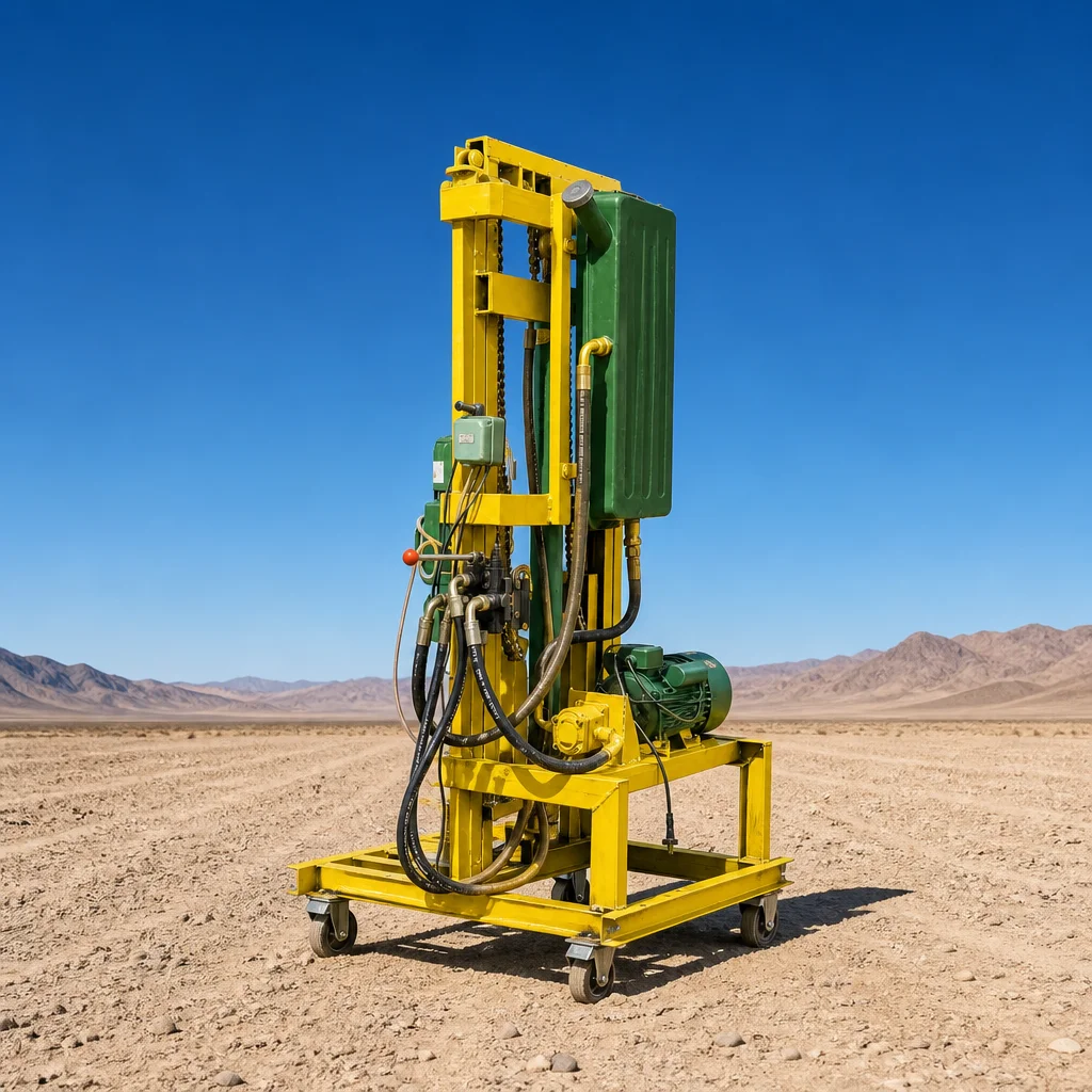 Customized Water Well Drilling Rig 100m Drilling Depth User Friendly Hydraulic  Portable Model Drilling Machine