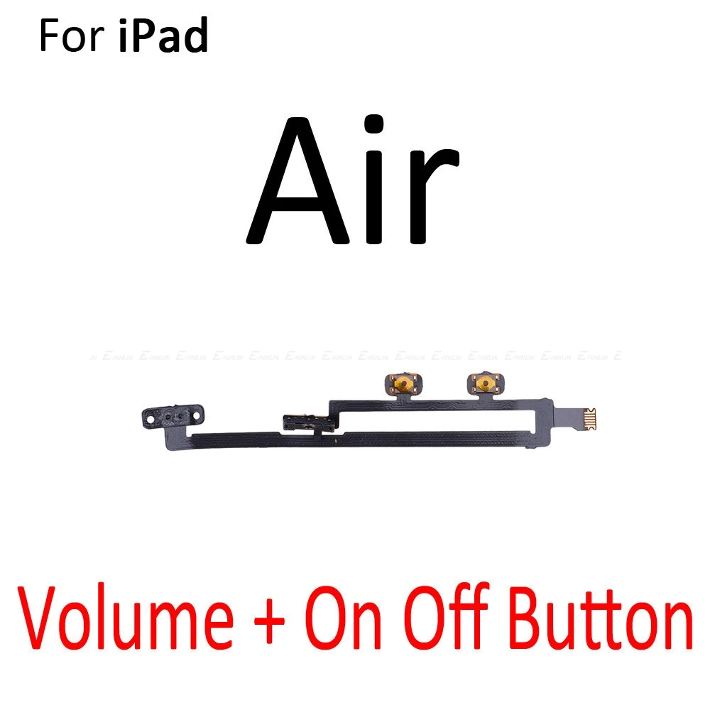 Power ON OFF Mute Switch Control Key Volume Button Flex Cable For iPad 5 6 7 8 Air Mini 1 2 3 4 5 10.2 inch 2017 2018 2019 2020