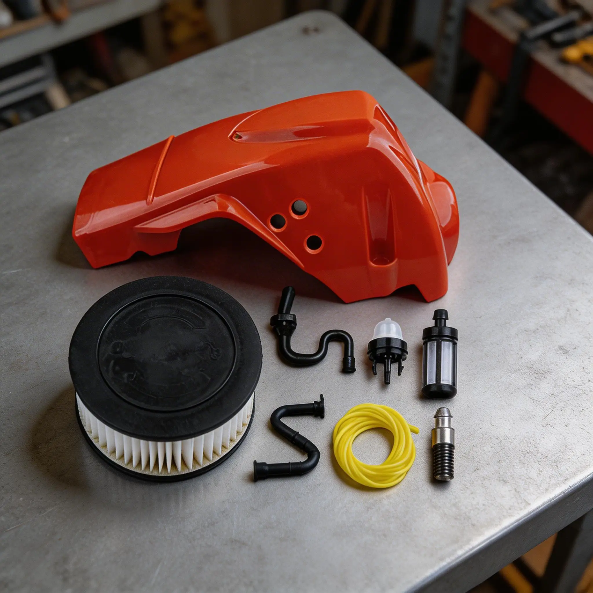 

MS251 Chainsaw Top Cylinder Cover Kit Replacement 1143 080 1601, 1141 120 1600 Replacement Parts For Garden Power Equipment