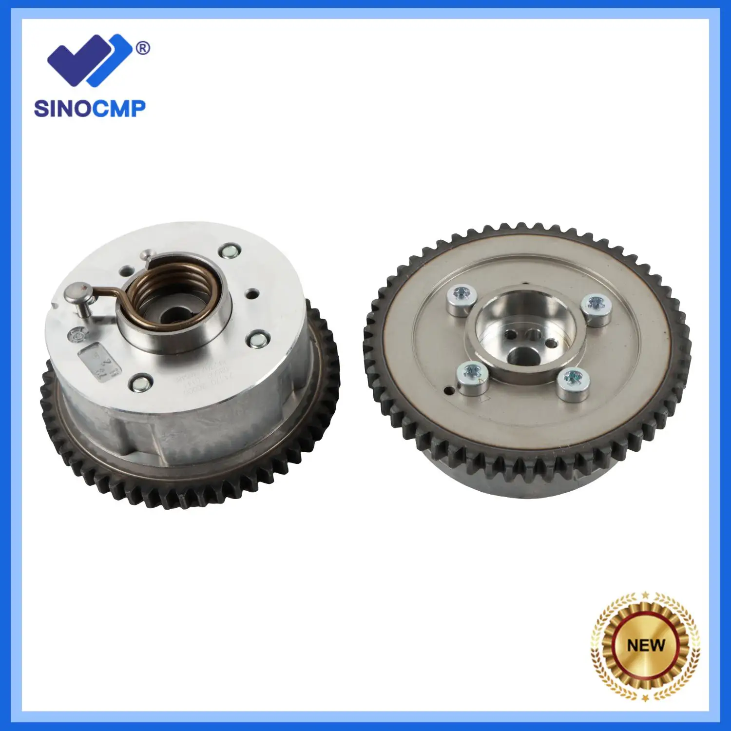 

2pcs 24350-25000 24370-2G000 New Camshaft Timing Gear For Hyundai Genesis Coupe Santa Fe Sonata Tucson 2.4 Engine Parts
