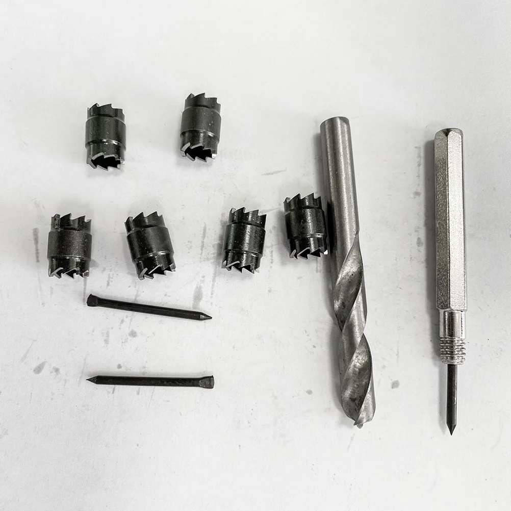 

9pcs Spot Welding Drill Bit Set High-speed Steel Drills Tool Rotary Spot Weld Remover Efficient Practical Accessories