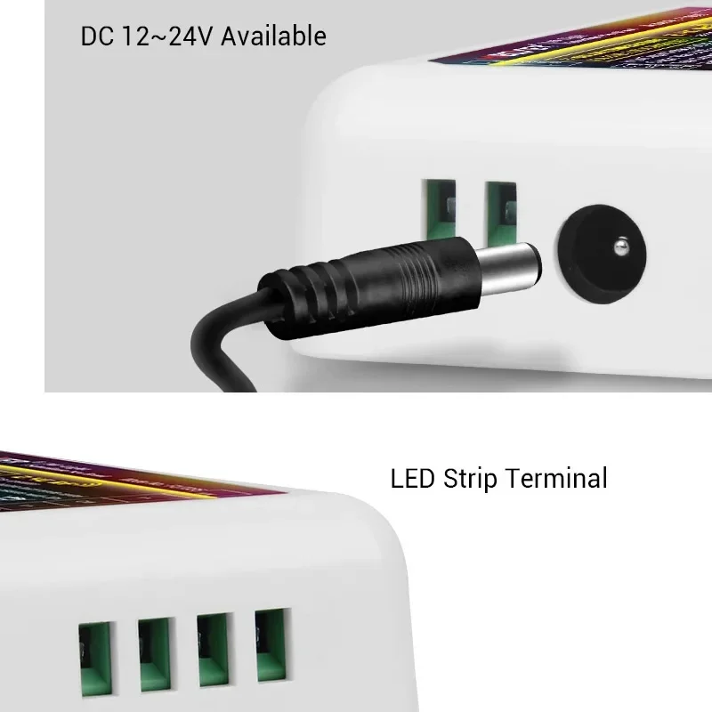 ATA boxer-Contrôleur de bande LED monochrome, Gradateur de lumière, Télécommande, Monochrome, Touriste, Blanc, RVB, RGBW, RVB + CCT, 2.4G, 12V, 24V, 2.4G