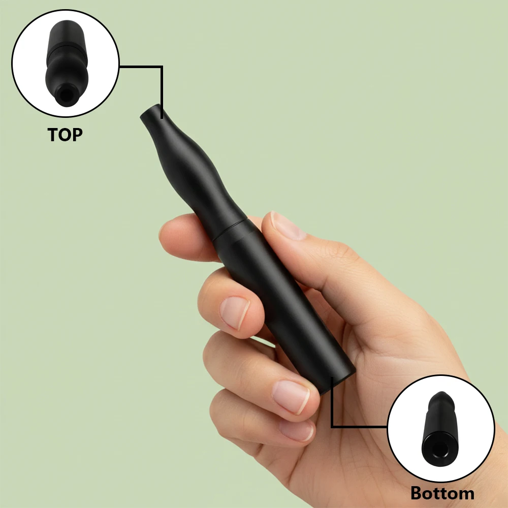 Stylish Stainless Steel Aromatic Stick Air Inhaler Natural Plant Infused Extracts Compact Easy To Carry Gift For Unisex Gifts view 3