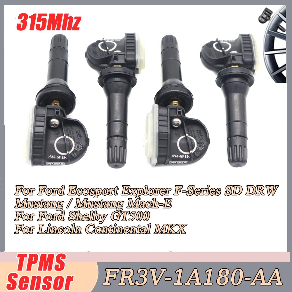 

TPMS Tire Pressure Monitor Sensor FR3V-1A180-AA for 15-25 Ford Ecosport Explorer F-Series SD DRW Mustang Lincoln Continental MKX