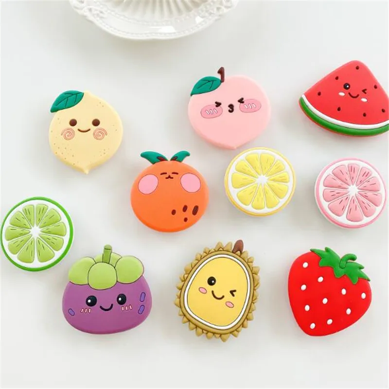 

Lemon Fruits Berry Lemon Mount Mobile Phone Expanding Stand Socket Fold Smartphones Pocket Desktop Bracket Phone Stand Holder
