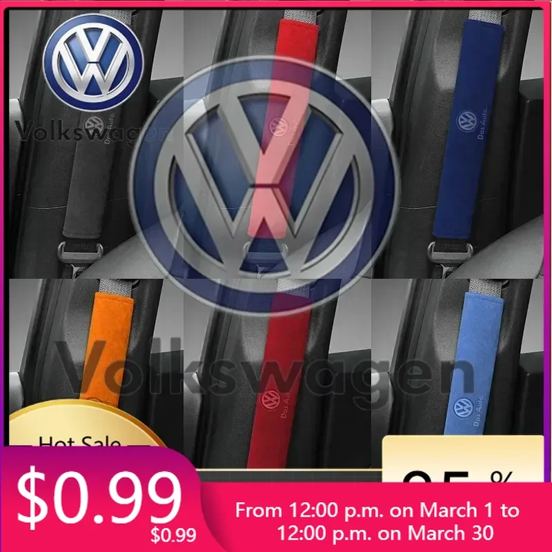 

Автомобильные аксессуары 2026: Новые стильные накладки для защиты плеч на ремни безопасности (2 шт.) для Volkswagen Passat