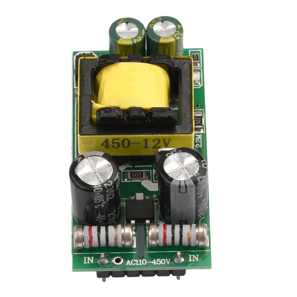 Mini izolacja AC-DC modułu przełączający zasilanie AC110-450V do modułu płyta konwertera 12V DC