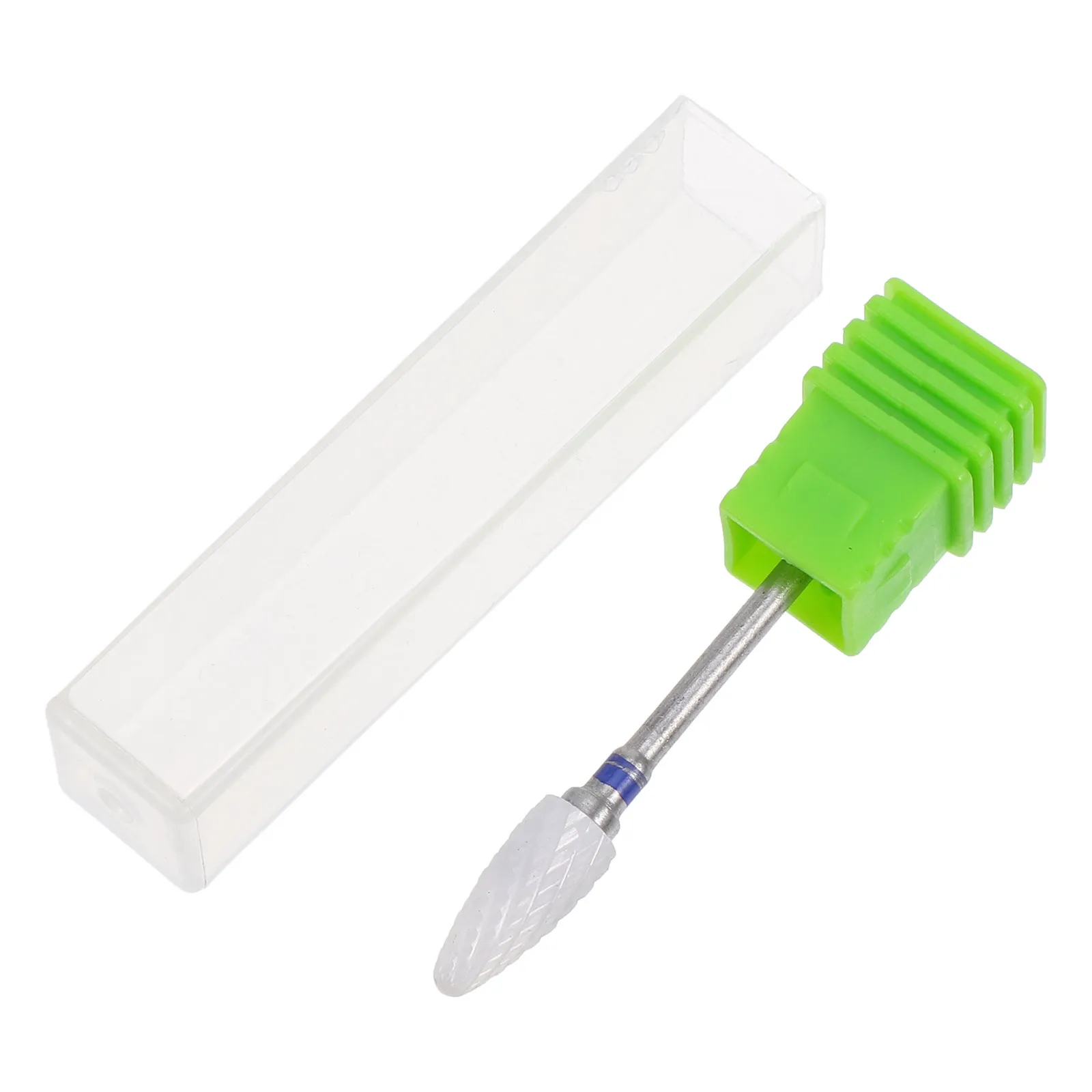 Ceramic Nail Drill Bits Small Cuspidal Head Remove Dead Skin Reshape Nails Polish Gel Acrylic Tips Nail Grinding Head Manicure