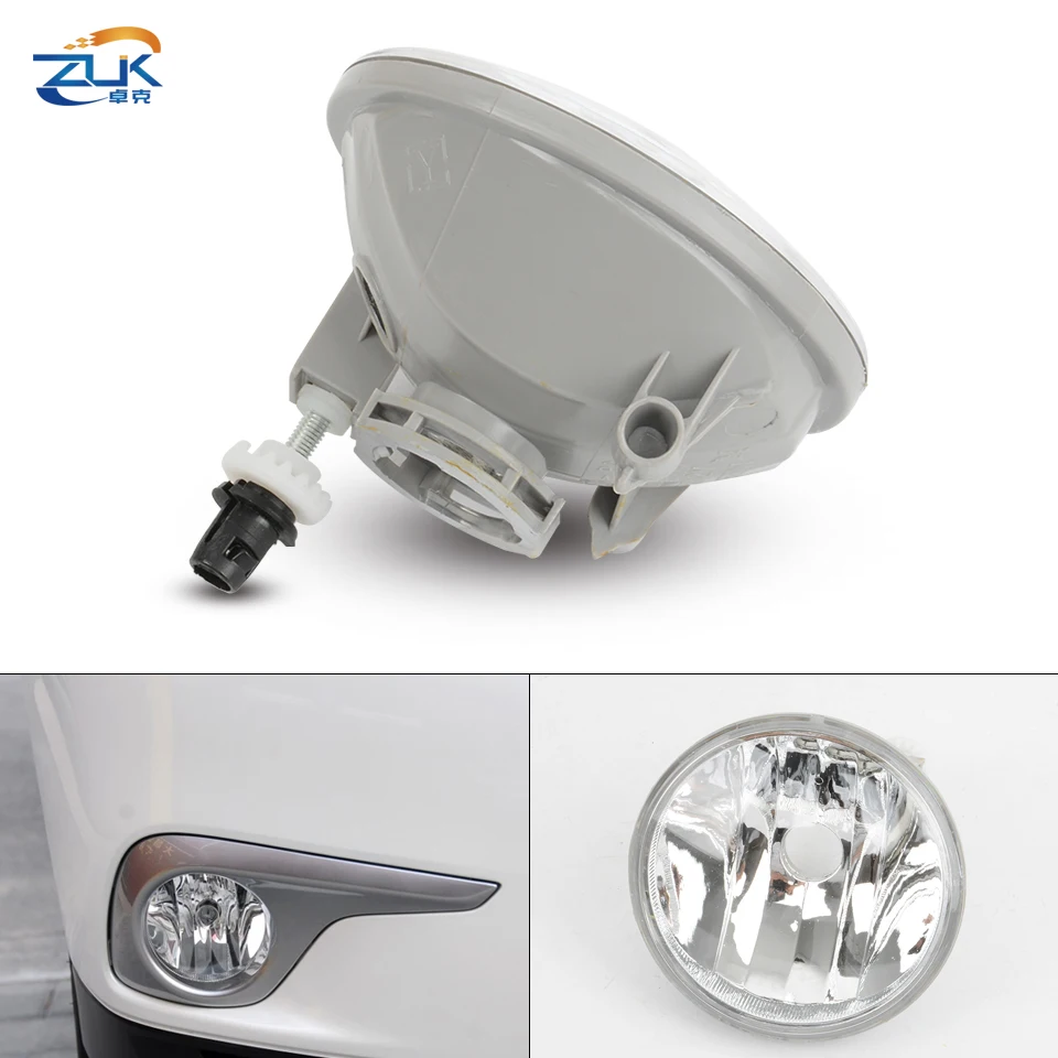 ZUK Fog Lamp Fog Light For TOYOTA HIGHLANDER KLUGER 2012-2015 HIACE 2012-2017 Front Bumper Foglight Foglamp OEM:81210-0E022