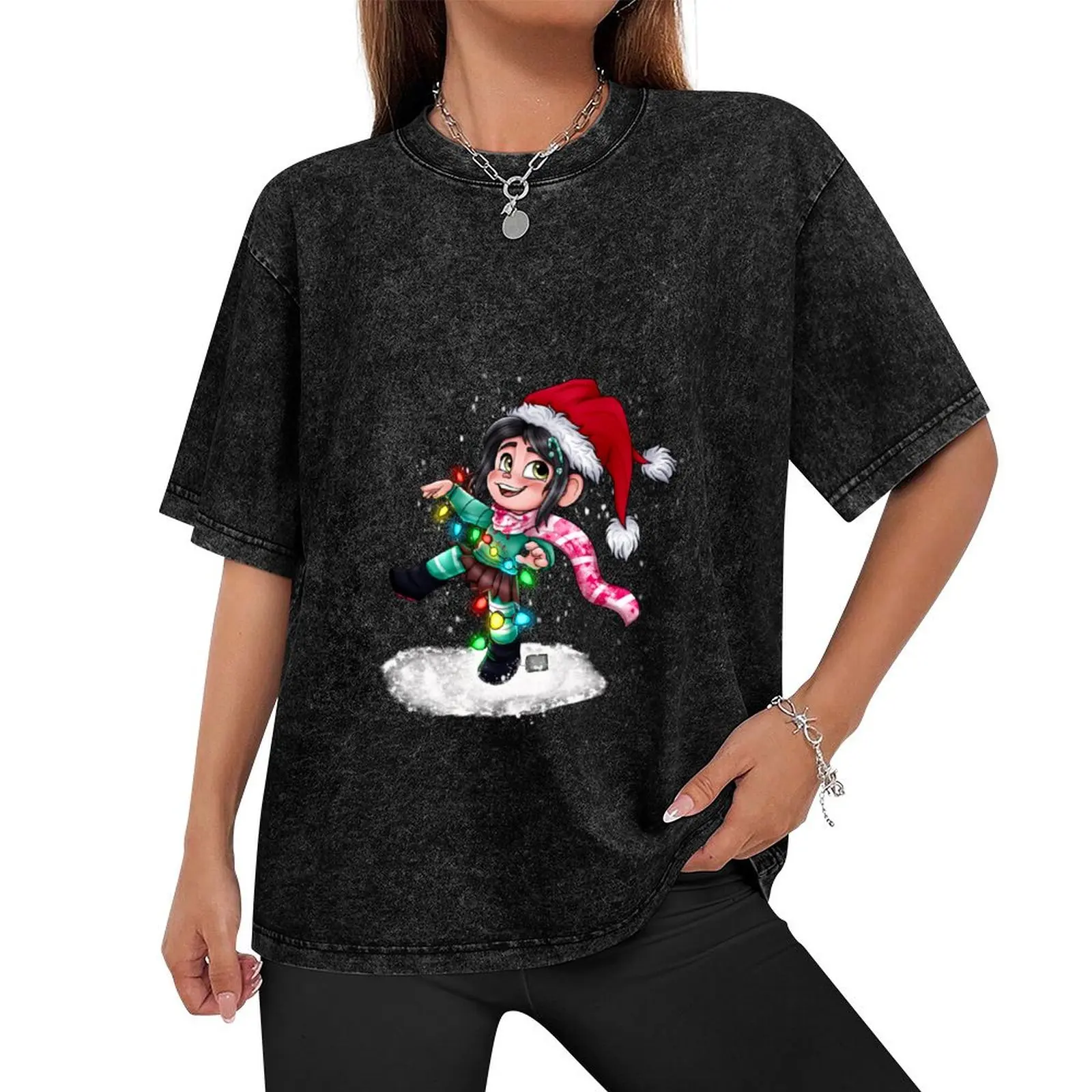 Vanellope - Christmas Spirit T-Shirt korean fashion custom shirt new gifts and t-shirts mens t shirts