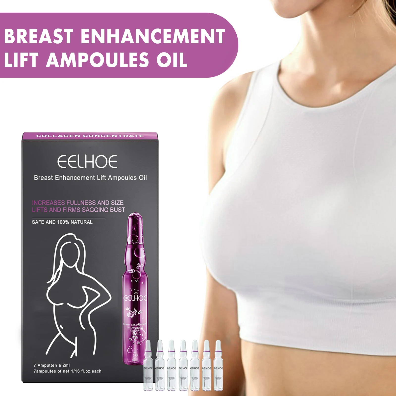 

Breast Enhancement Essential Oil Prevent Sagging Promote Boobs Development Chest Lifting Firming Breast Increasing Massage Serum
