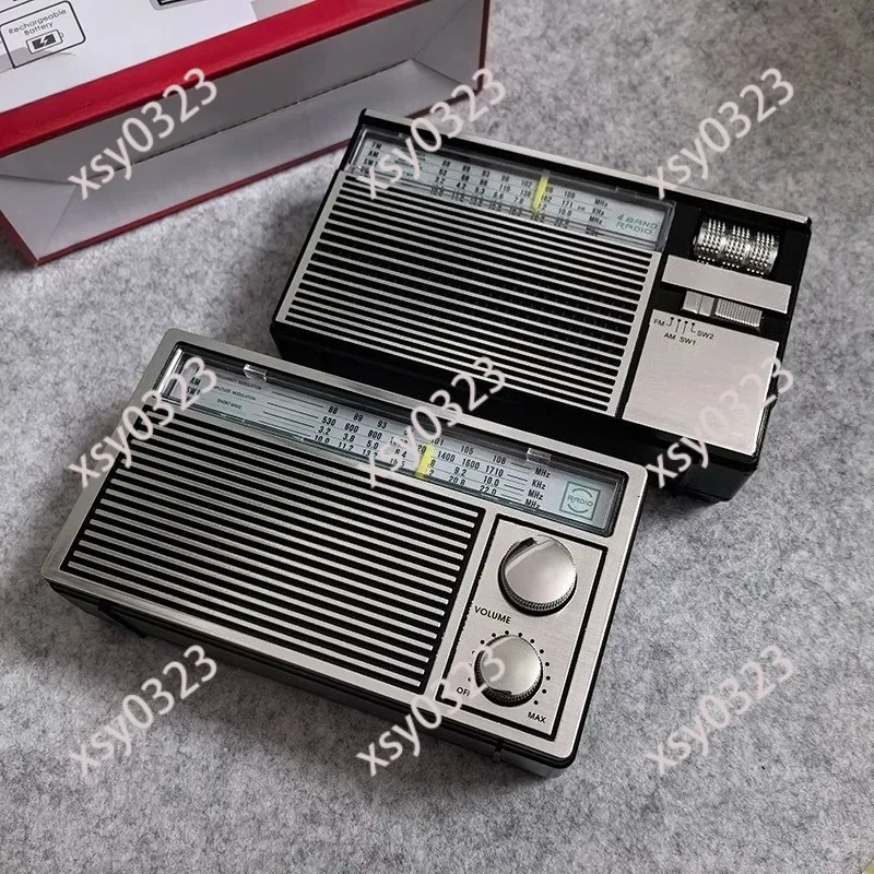 

Retro Portable Multi-band Radio, High Sensitivity, Loud Volume, Rechargeable Elderly Audio Player
