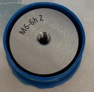 Thread ring gauge,Metric 6h,M1-M30,Go Nogo gage,2PCS/SET,Ring thread gauge,GCR15,measure gauge,external thread gauge