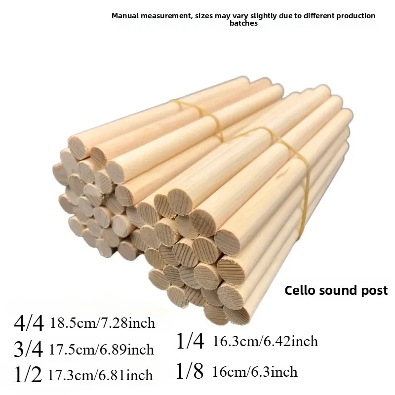 10Pcs cello/violin frets made of high-quality spruce，Wooden violin bridge