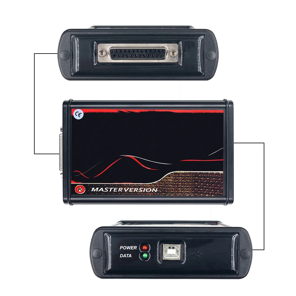 Programador ECU Kess V2 V5.017, PCB rojo de la UE en línea, Ksuit V2 SW V2.8 ilimitado con filtro Murata, herramienta de sintonización de chips ECU con caja de herramientas