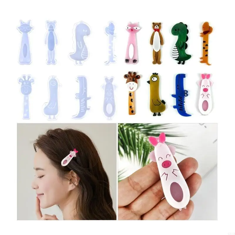 دبوس الشعر قالب غطاء الرأس دبوس الشعر قالب الصب الزخرفية أغطية الرأس قالب مشبك راتنجات الايبوكسي إكسسوارات الشعر قالب صياغة