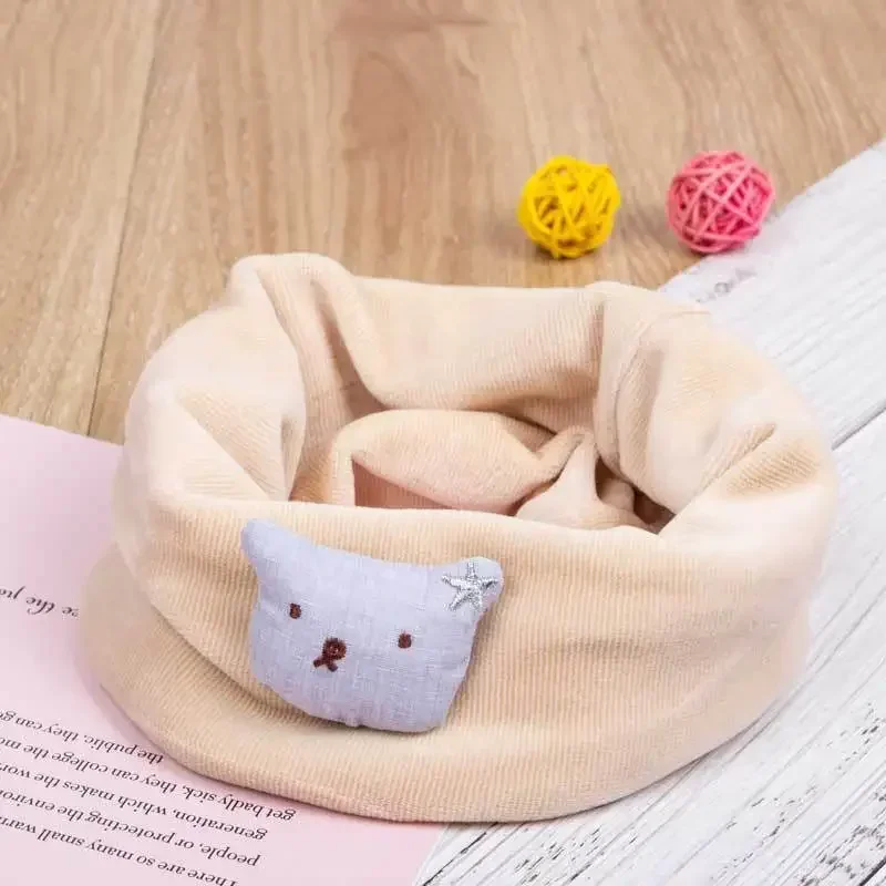 Baby Scarf Autumn Winter Soft Cotton Scarves Baby Neck Collars Children\'s Chimney on The Neck Toddler Neckerchief Neck Warmer