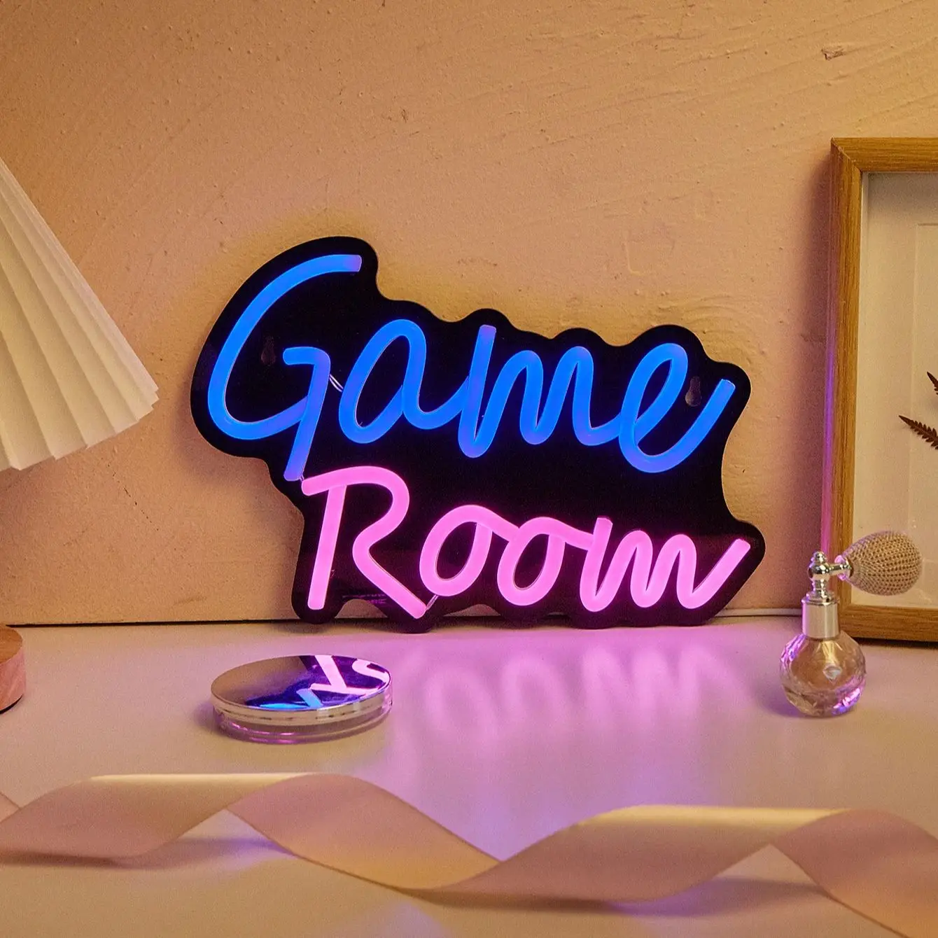 

Chi-buy светодиодный неоновый игровой зал с питанием от USB неоновые вывески ночник 3D настенное искусство спальня гостиная Декор лампы вывески