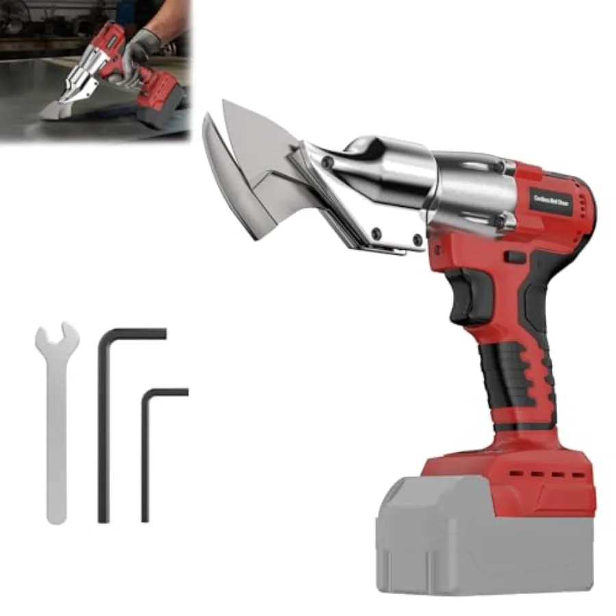 

Cordless Metal Shear for Mil-waukee 18V Max Battery Sheet Metal Cutter with 360°Rotating Head 221 Ft-Lbs Brushless Electric Sci
