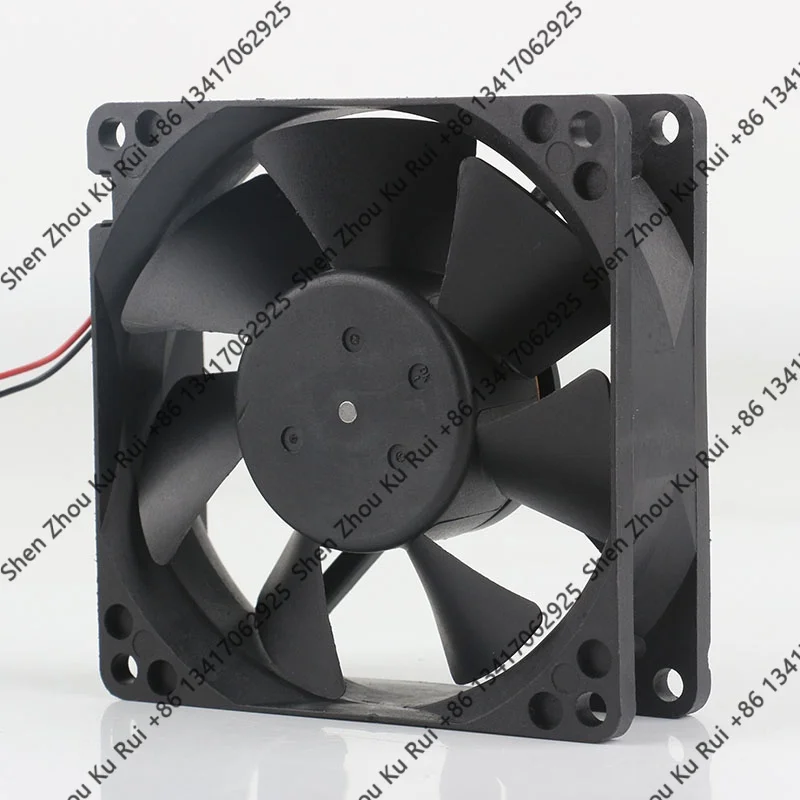 Original genuine product Two-wire Nidec D08A-24PU 5V 12V 48V DC 24V 0.10A AC EC 8025 80X80X25MM 8CM Inverter bearing cooling fan