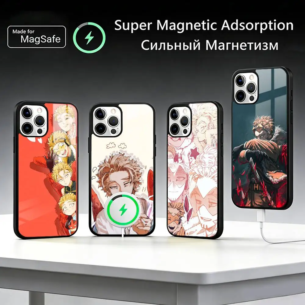 

H-Hawks M-MHA Phone Case For iPhone17,16,15,14,13,12,11 Plus,Pro Max, New Magnetic Wireless Charging