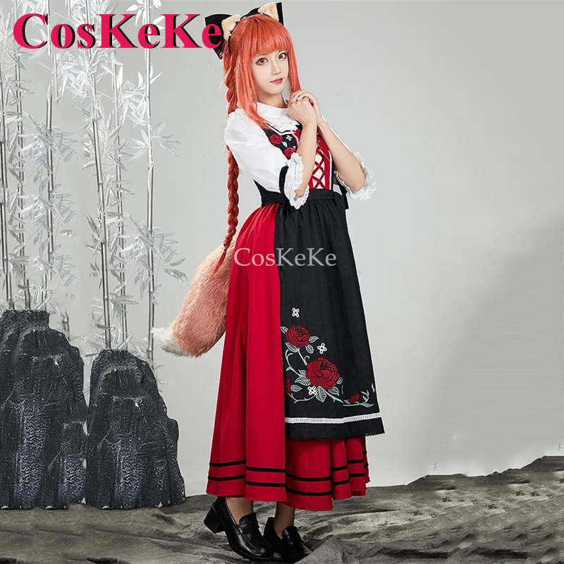 CosKeKe Holo Cosplay Anime Spice And Wolf Costume Fashion Sweet Lovely National Dress Activity Party Role Play Clothing S-XL New