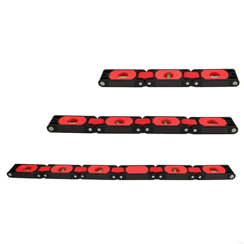 37ME Foldable Levels, 3/4/6 Sections Measuring Folding Level with Easy Read Level Bubble 45°/90°/180° Woodworking