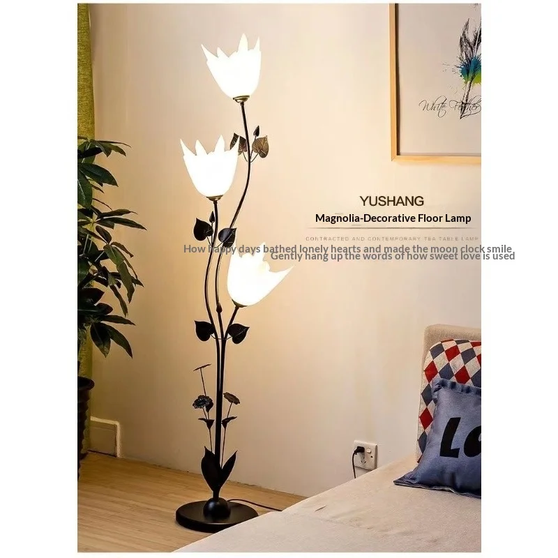American Retro Court Style Iron Table Lamp Luxury Glass High-End Light for Living Room Coffee Table European Nordic Minimalist