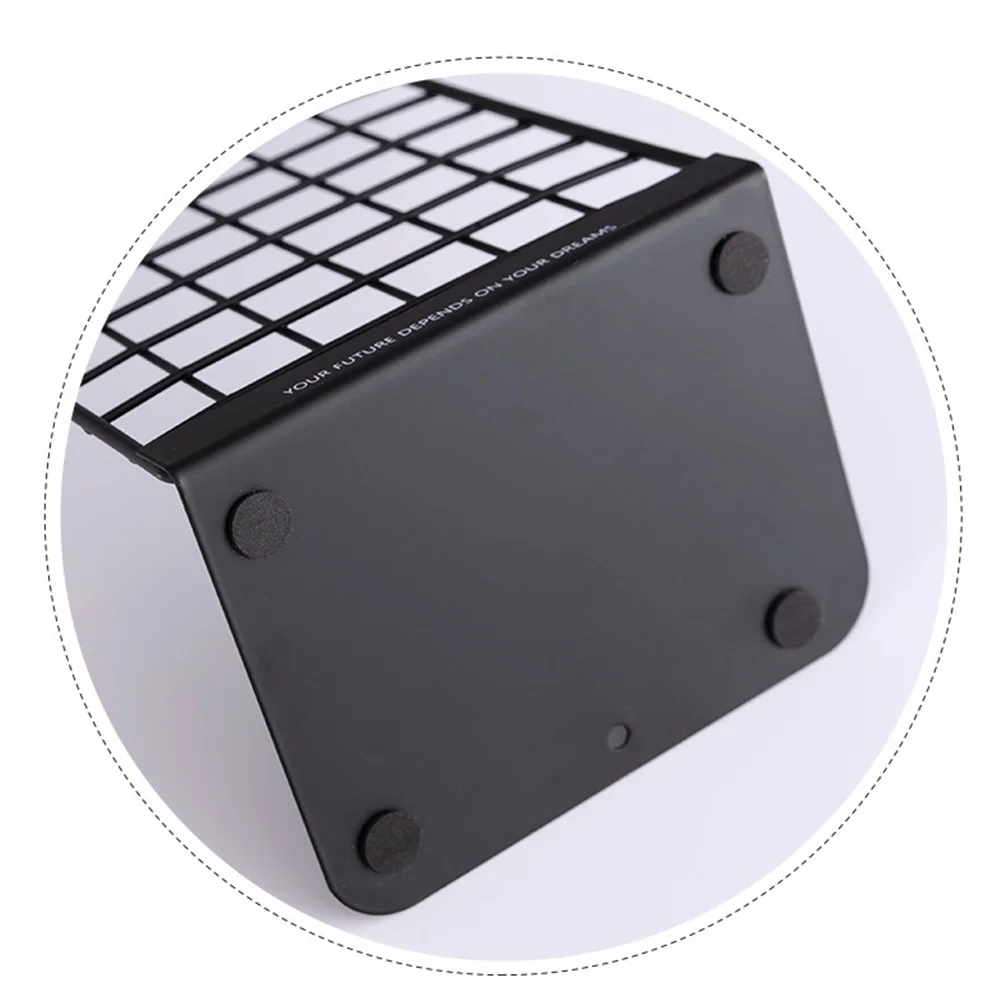 

2pcs Black Iron Bookends Heavy Duty Metal Book Stand For Table Shelf Office Home School Use Rust Resistant Bookends