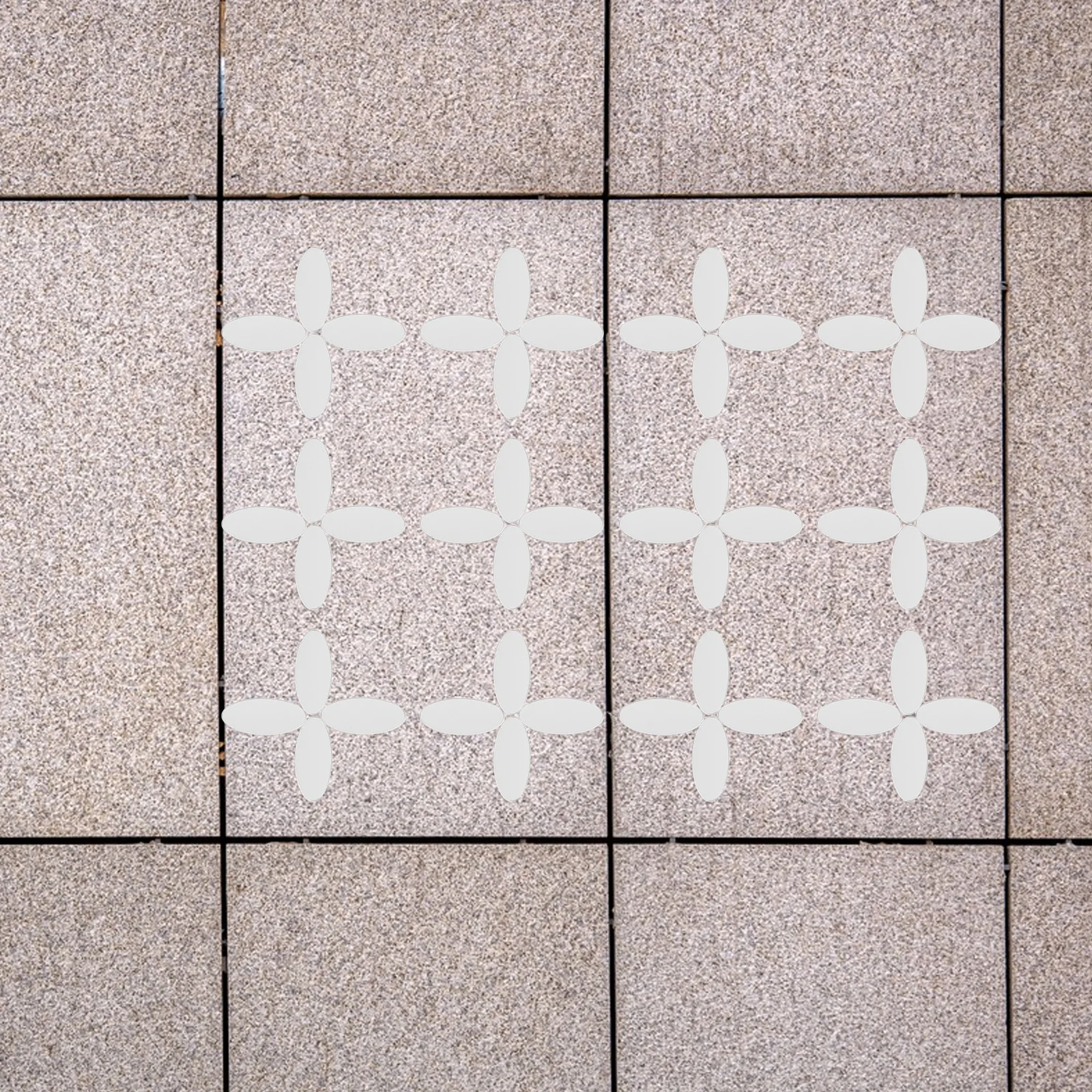 

100Pcs Elliptical Mirror Decals Small Reflective Tiles for Crafts Wall Art Decorative Stickers Self Stick Home Office Bathroom