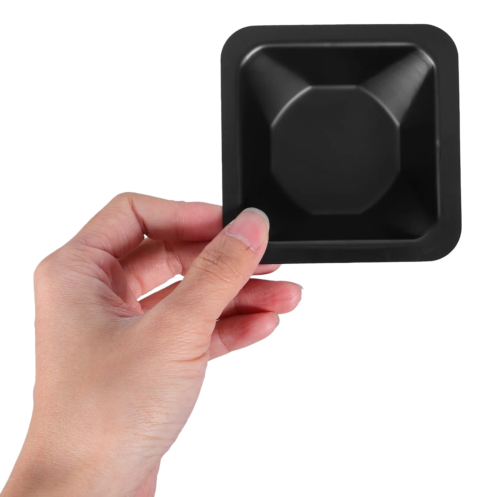 

20 PCS Laboratory Weighing Dishes Electronic Scale Trays Boats Mixing Black Work