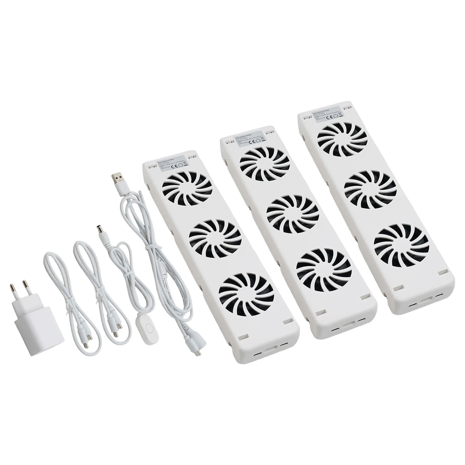 3Fan Radiator Fan Set Intelligent Cooling Fans For Home Radiator Heating Fan Energy-Efficient Low Noise Ventilator Fan