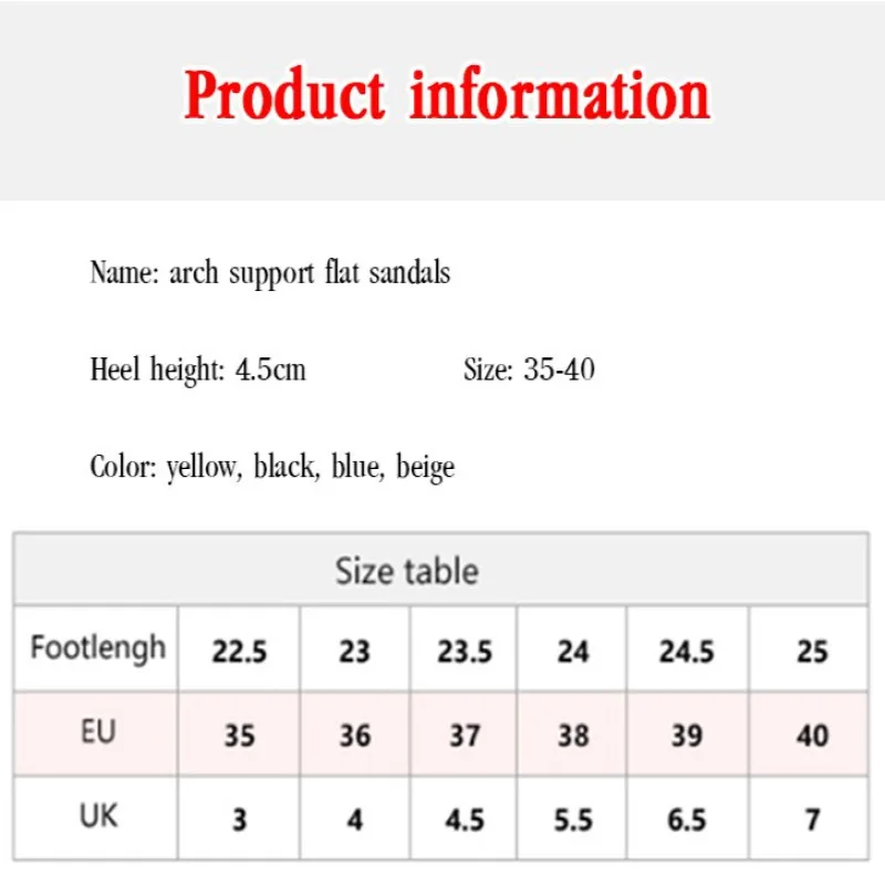 Flat Sandals Arch Massage Hook and Loop Casual Beach Sandals Flat arch massage casual beach sandals comfortable Women\'s Sandals