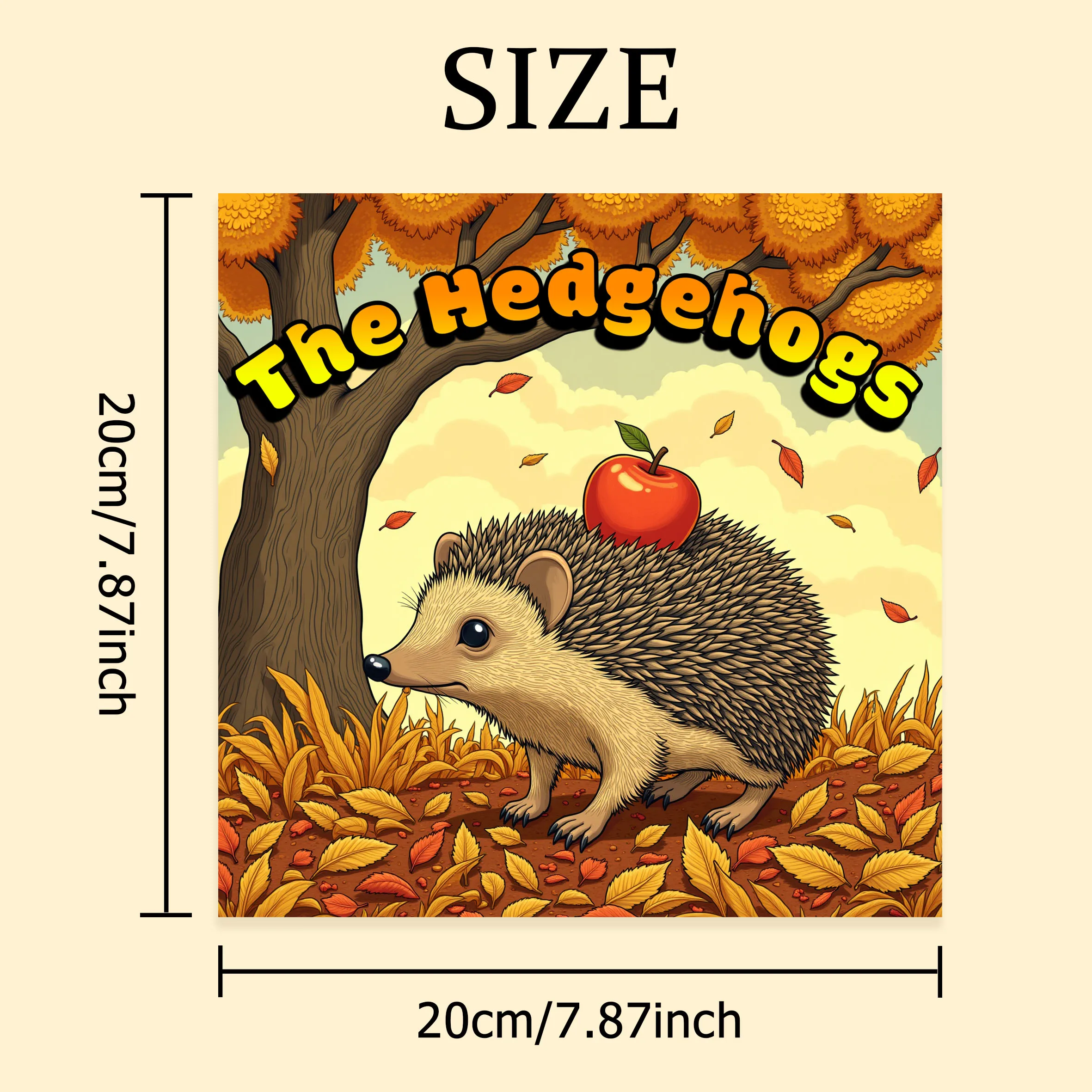 THE HEDGEHOGS Patterns Coloring Book for Adults Cute Drawing Book Perfect Gift for Party and Birthday