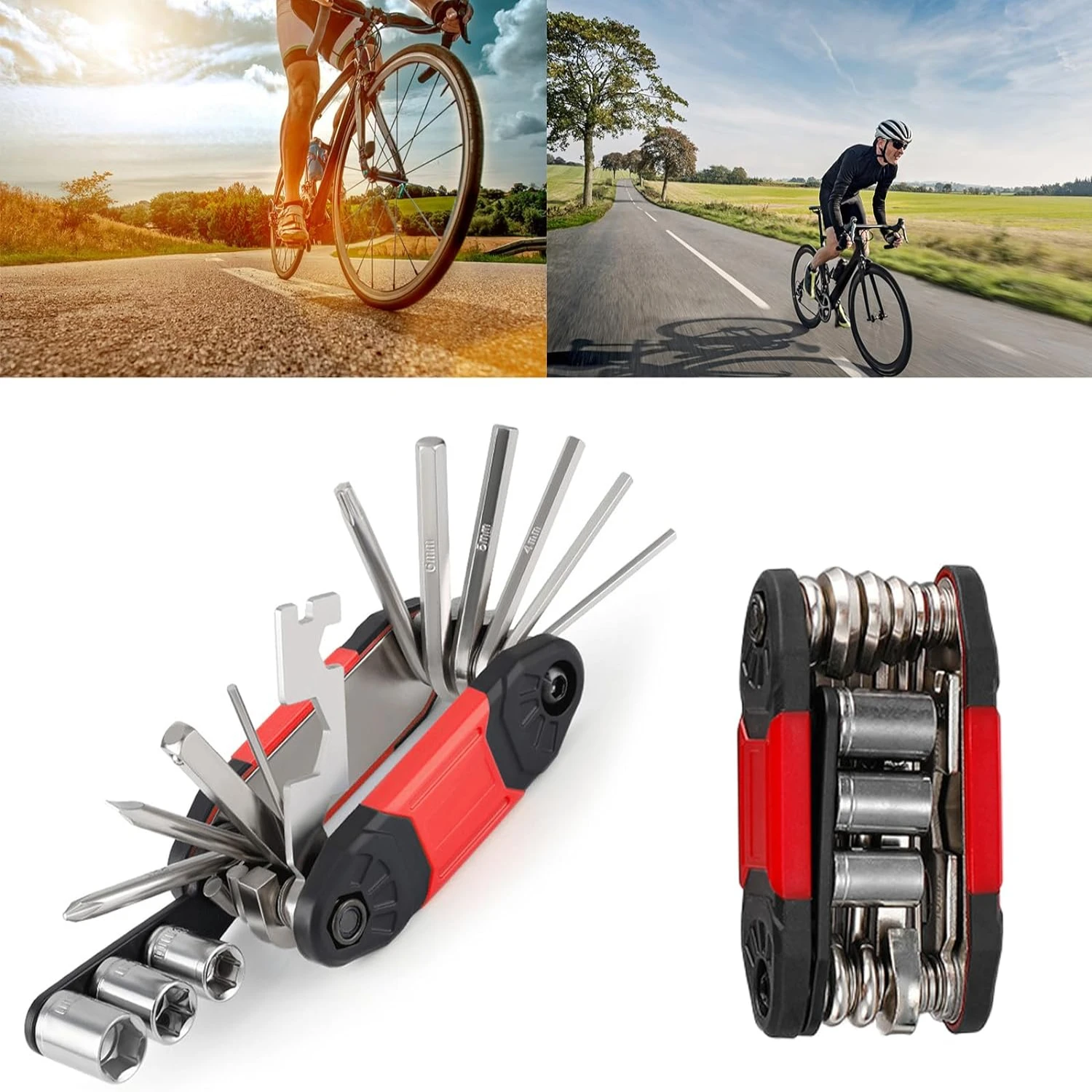 Cone wrench set Stanly Headset installation tool Tube pach Accesorios paea ciclas Fold flat sunglasses Tubeless mtb repair kit