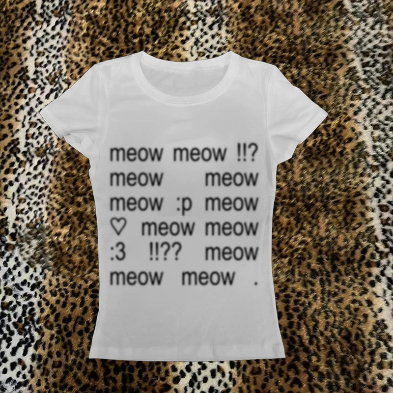 رسالة طباعة 2000s مثير المرأة بلايز شيك لطيف فتاة خمر الشارع الشهير الهيب هوب الرسن القمم المرأة بلايز صديرية دائرية روك Harajuku