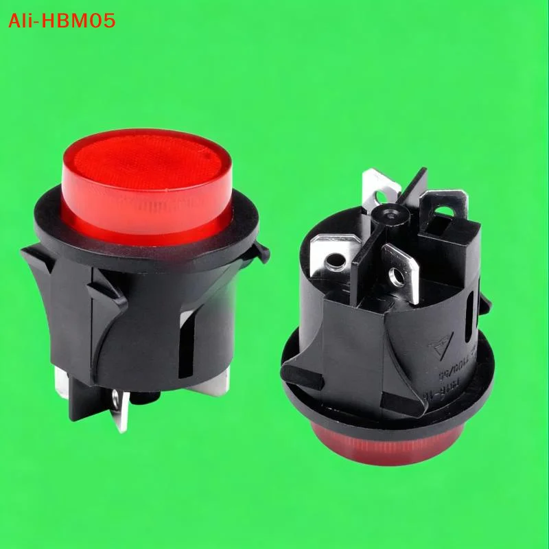 Diy Electronics Button - (HB05) Botão de pressão iluminado vermelho,