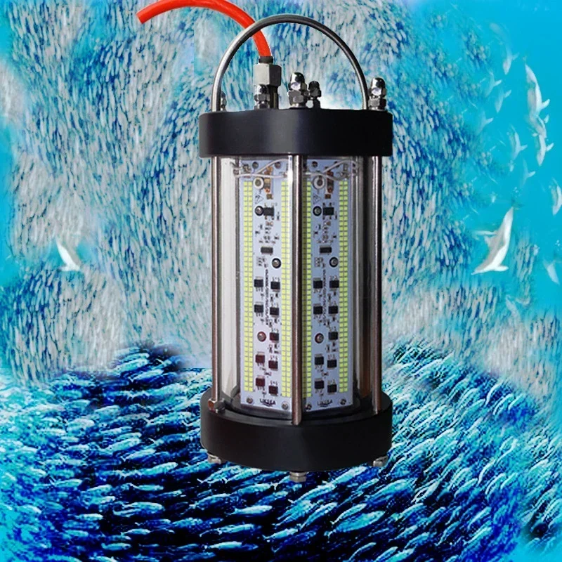 Underwater Catching Fish Lights Trap Squid Gadus Tuna Octopus Hairtail Launch Lures Glare Attracting Fishing Lamp