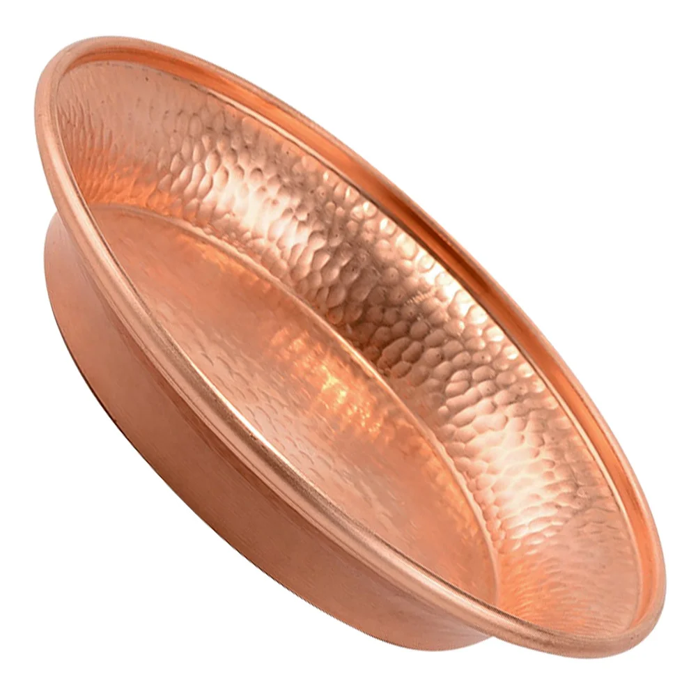 وعاء تقديم من النحاس التبتي، توريد العبادة البوذية، حجم صغير، تفاصيل إلهية، تدوم طويلاً، مظهر جيد للتأمل